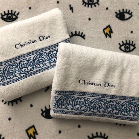 christian dior towel shirt|Dior cannage bath towels.